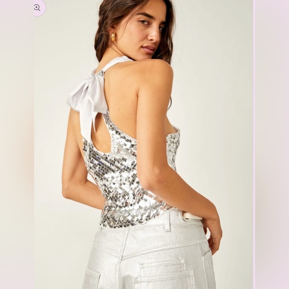 Free People NWT Disco Fever Cami - Picture 2 of 9